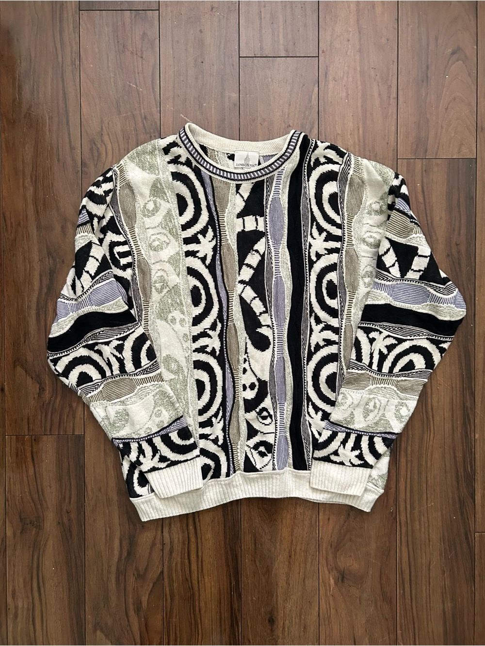 Vintage 90s Coogie Style Knit Sweater